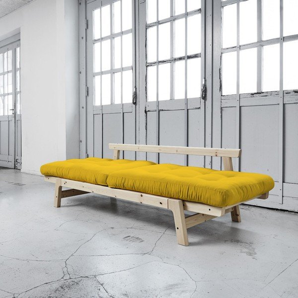 Canapea extensibilă Karup Step Natural/Amarillo-image-2