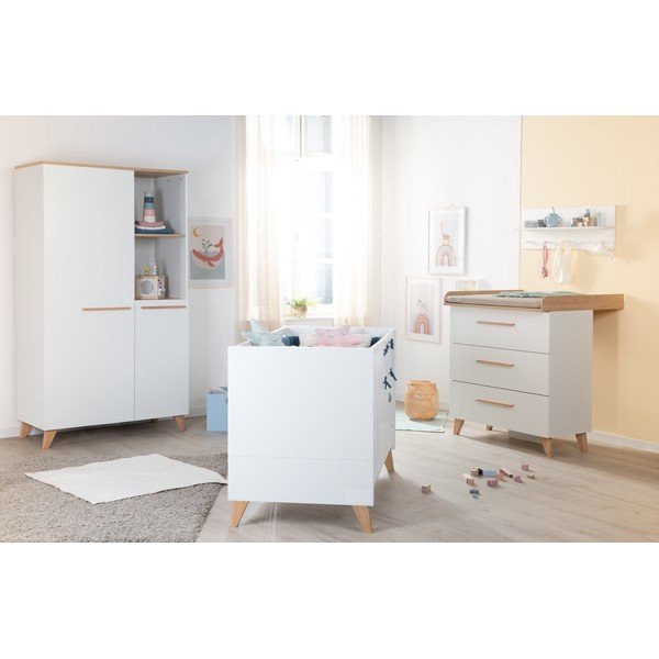 Pătuț alb 60x120 cm Léon – Roba-image-4