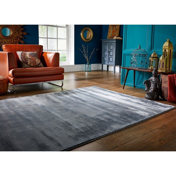 Covor țesut manual Flair Rugs Cairo, 120 x 170 cm, gri-image-1