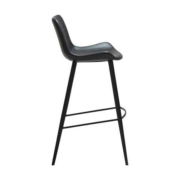 Scaun de bar negru (înălțime șezut 74,5 cm) Hype – DAN-FORM Denmark-image-2
