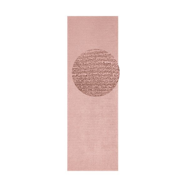Covor Mint Rugs Supersoft, 80 x 250 cm, roz