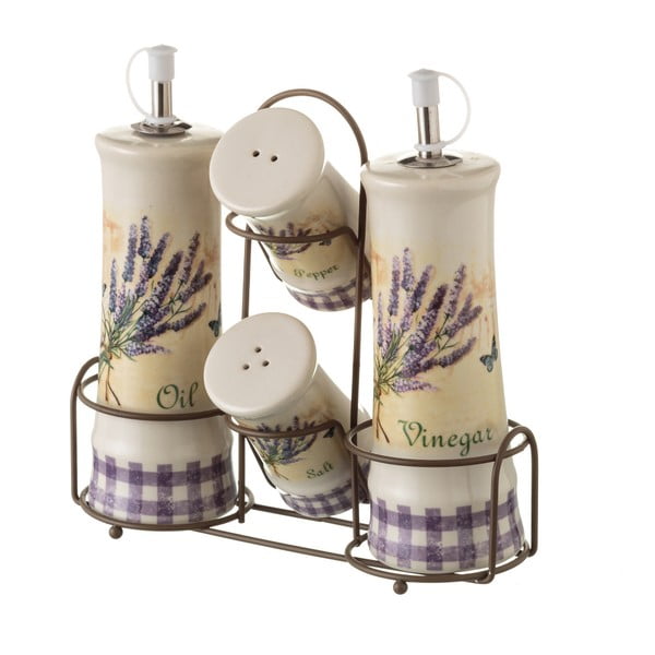 Set din ceramică pentru mirodenii Unimasa Lavender