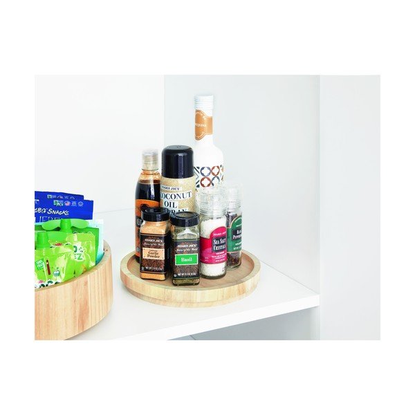 Organizator pentru mirodenii rotativ din lemn Roundabout – iDesign/The Home Edit-image-1