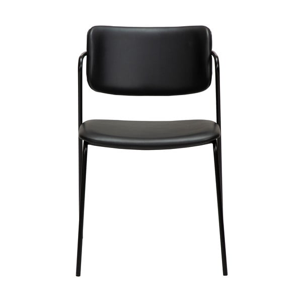 Scaun cu husă din piele artificială DAN-FORM Denmark Zed, negru-image-3
