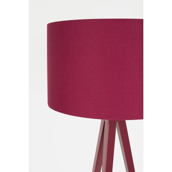 Lampadar burgundy cu abajur textil (înălțime 157 cm) Tripod – Zuiver-image-4