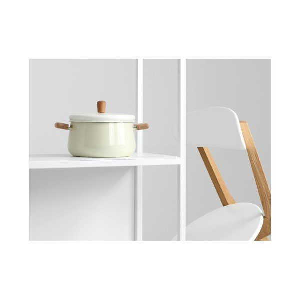 Bibliotecă Custom Form Hyller Side, înălțime 110 cm, alb-image-3