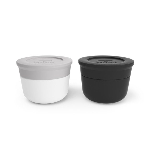 Set 2 recipiente mici pentru gustări Monbento Temple Cotton, 10 ml