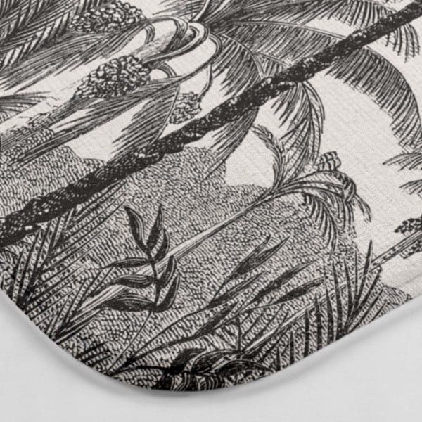 Covoraș de baie negru-bej 45x75 cm Cocoty – douceur d'intérieur-image-3