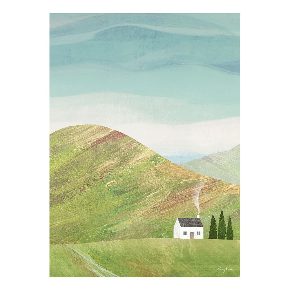 Poster 30x40 cm Mountains II - Travelposter