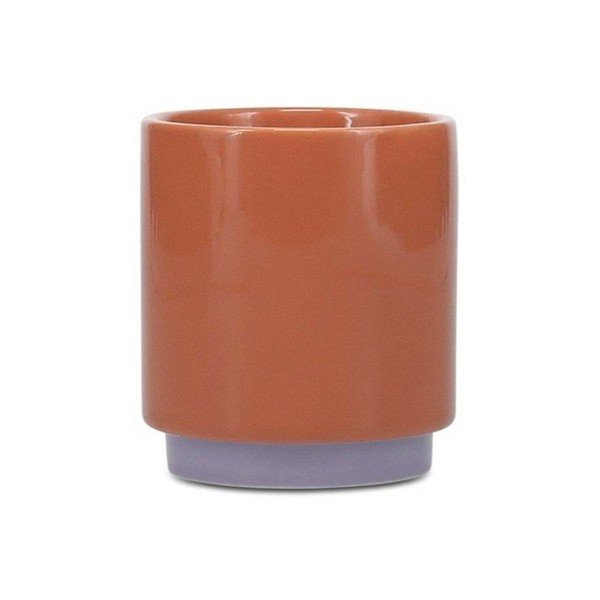 Ceașcă portocalie/mov din gresie ceramică 270 ml Duo – ONA