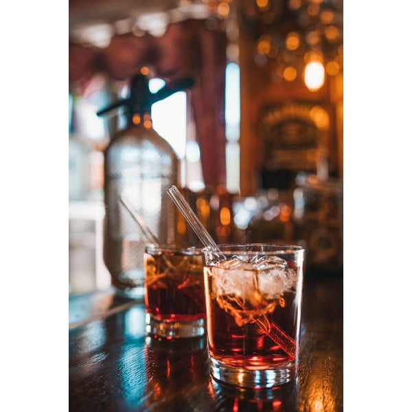 Set 6 paie din sticlă Vialli Design, lungime 15 cm-image-3