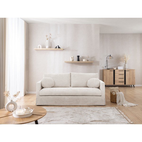 Husă crem cu 3 locuri Paphos – Ropez-image-1