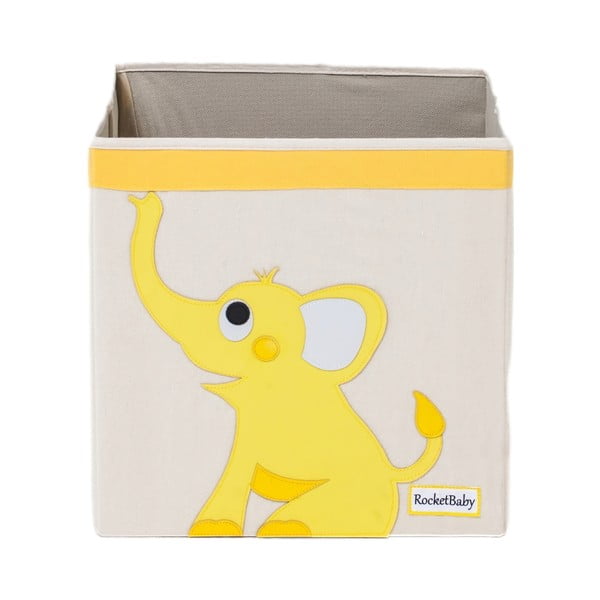 Cutie de depozitare pentru copii  din material textil Robby the Elephant - Rocket Baby