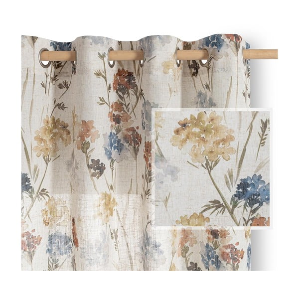 Draperie crem 135x250 cm Flosi – Restilo