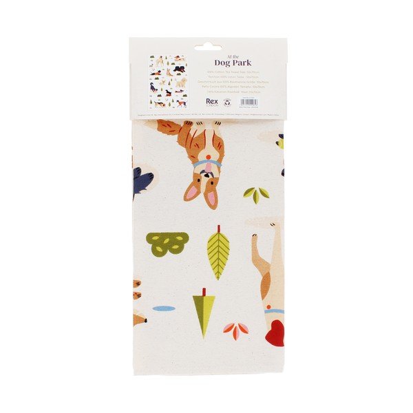 Prosop de vase din bumbac 70x50 cm Dog Park – Rex London-image-3
