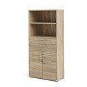 Bibliotecă modulară  cu aspect de lemn de stejar 89x189 cm Prima – Tvilum