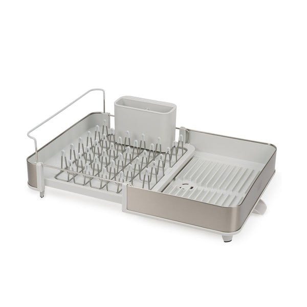 Scurgător de vase argintiu din metal Extend – Joseph Joseph