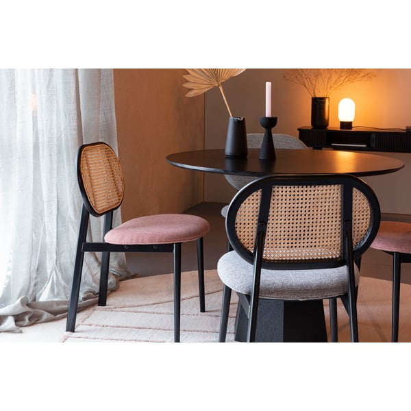 Scaun de dining negru/roz deschis Spike – Zuiver-image-1