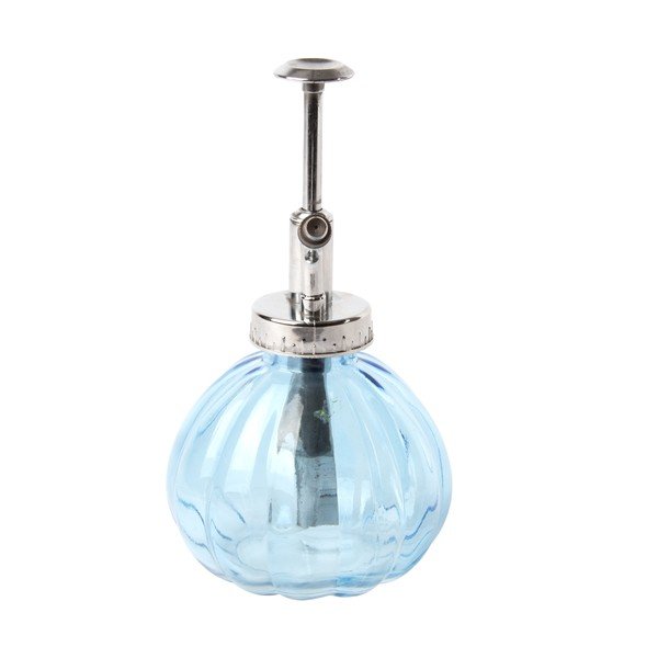 Pulverizator din sticlă pentru flori, Esschert Design Round, albastru
