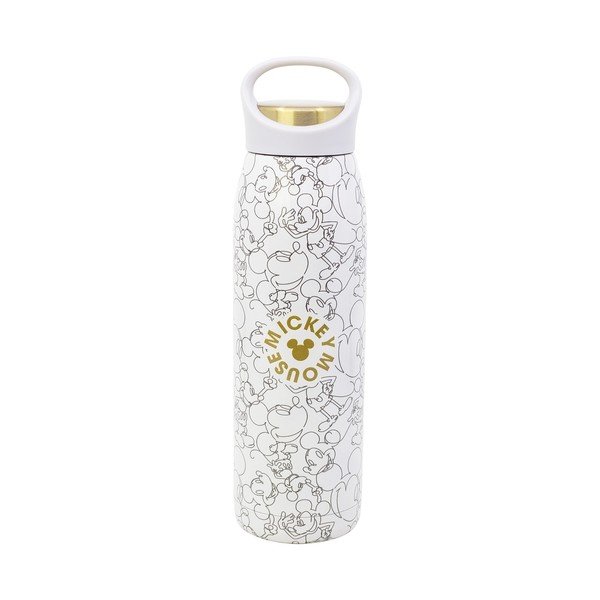 Termos pentru copii alb din oțel inoxidabil 665 ml Mickey Mouse – STOR