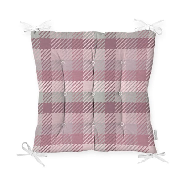 Pernă pentru scaun Minimalist Cushion Covers Flannel Pink, 40 x 40 cm