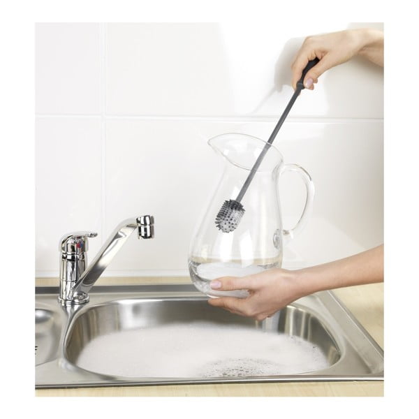 Perie pentru spălat vase, din silicon, Wenko Brush, 38 cm-image-3