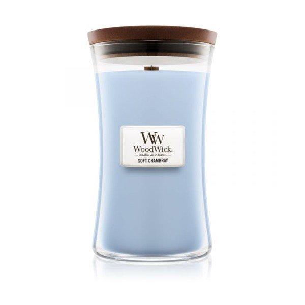 Lumânare cu parfum de in, iasomie și trandafir WoodWick, 110 ore-image-1