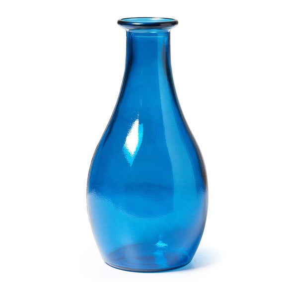 Vază din sticlă La Forma Shalimar, albastru