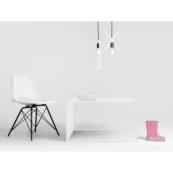 Măsuță de cafea albă din metal 80x80 cm 2Wall – CustomForm-image-3