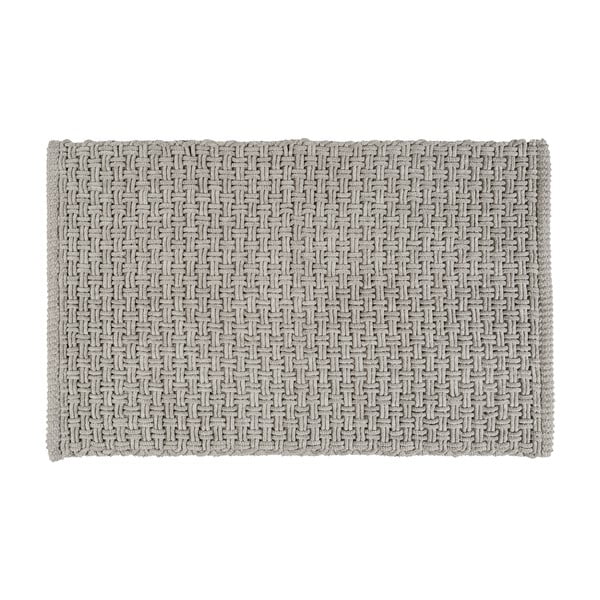 Covoraș de baie gri din material textil 50x80 cm Ecoli – Wenko