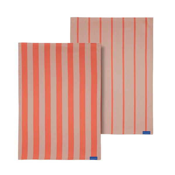 Prosoape de vase 2 buc. din bumbac 50x70 cm Stripes – Mette Ditmer Denmark