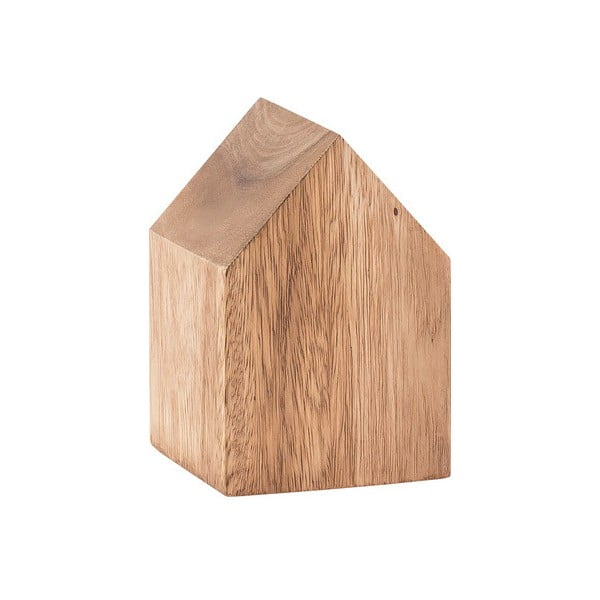 Decorațiune din lemn în formă de căsuță Vox Lacasa, înălțime 12 cm