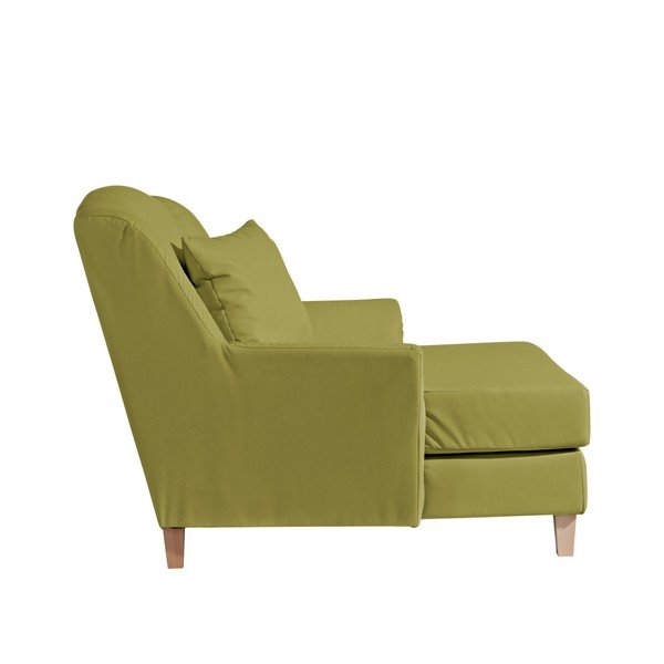 Șezlong din imitație de piele Max Winzer Judith, verde-image-2