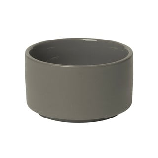 Bol din ceramică pentru sosuri / gustări Blomus Pilar, ø 8,5 cm, gri închis