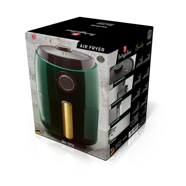 Air fryer verde Emerald Collection – BerlingerHaus-image-2