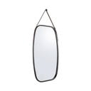 Oglindă de perete cu ramă neagră PT LIVING Idylic, lungime 74 cm