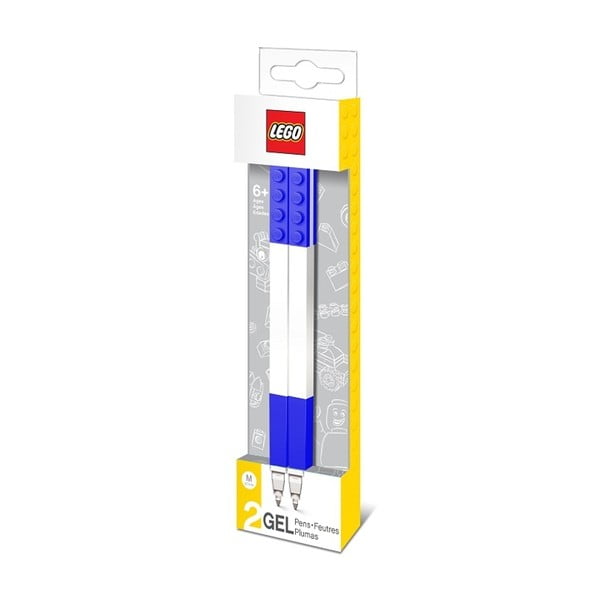 Set 2 pixuri cu gel LEGO®, albastru