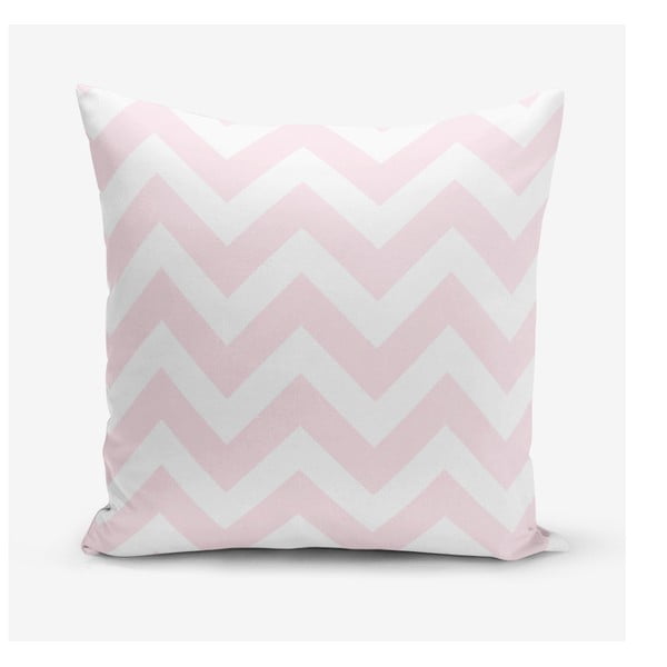 Față de pernă Minimalist Cushion Covers Stripes, 45 x 45 cm, roz