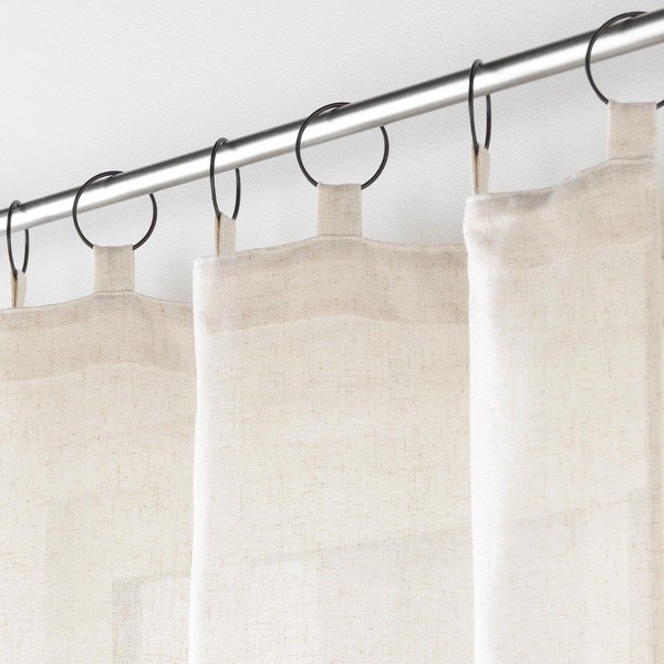 Draperie bej 140x240 cm Pauline – douceur d'intérieur-image-1