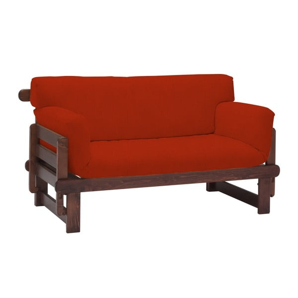 Canapea extensibilă cu 2 locuri 13Casa Karma, roșu