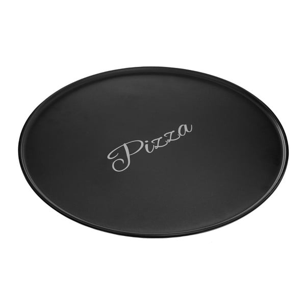 Farfurie de servire pentru pizza din gresie ceramică Premier Housewares Mangé, negru