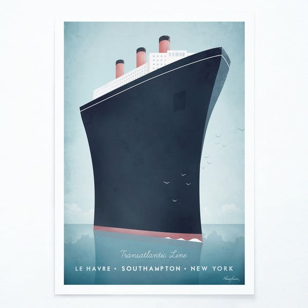 Poster Travelposter Cruise Ship, A2