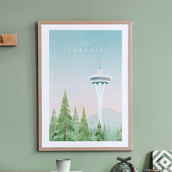 Poster Travelposter Seattle, 50 x 70 cm-image-2