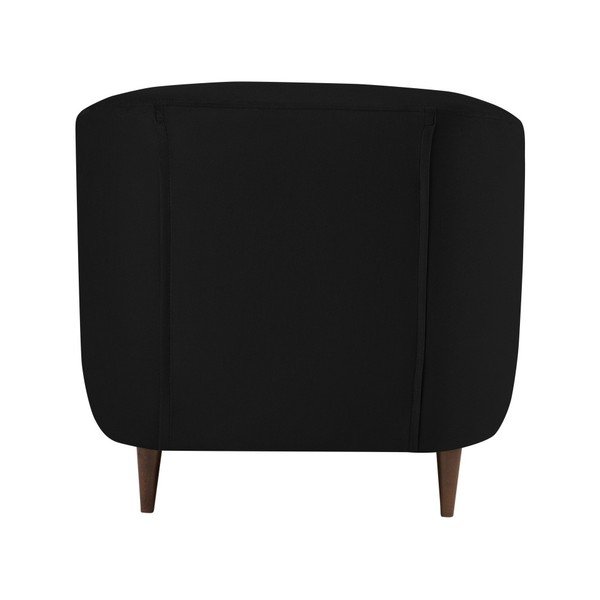 Fotoliu cu tapițerie din catifea Kooko Home GLAM, negru-image-3