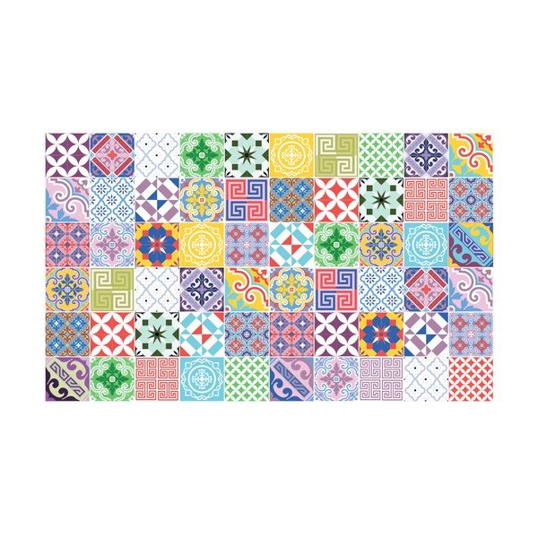 Set 60 autocolante Ambiance Vintage Artistic Tiles, 10 x 10 cm-image-2