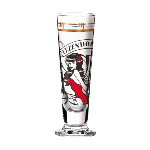 Set pahar pentru shot din sticlă cristalină și 5 suporturi pentru pahare Ritzenhoff Markus Binz, 50 ml