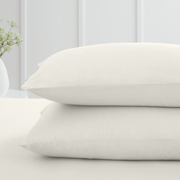 Fețe de pernă 2 buc. din bumbac percal 50x75 cm Cotton Percale – Bianca-image-1