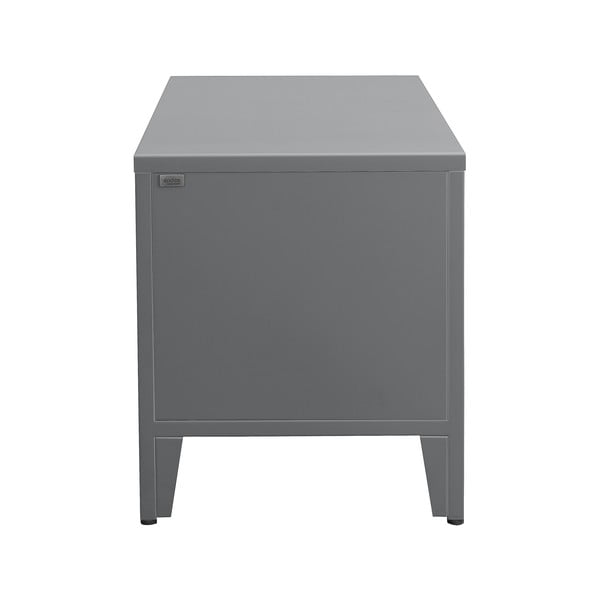 Pantofar gri cu bancă din metal Salino – Støraa-image-2