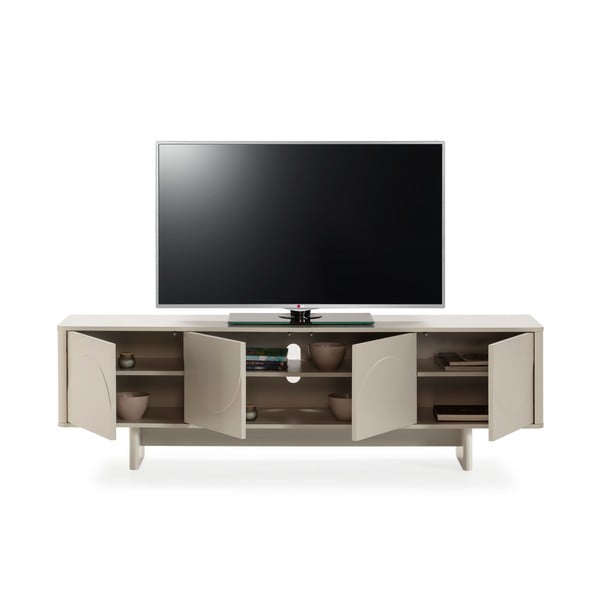 Comodă TV crem 180x55x40 cm Solei – MOME-image-2