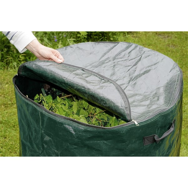 Recipient pentru deșeuri compostabile verde închis 275 l – Maximex-image-2